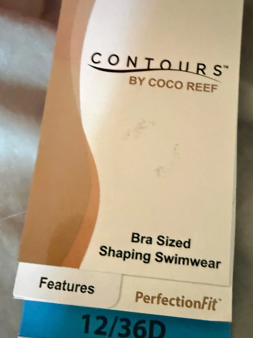 Ruched V-Neck Coral Bathing Suit - Picture 4 of 5